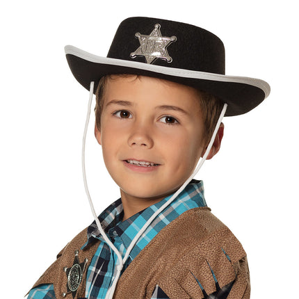 Zwarte Cowboyhoed Kind