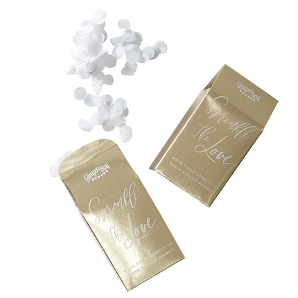 Witte Confetti Doosje 7gr