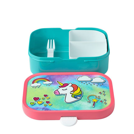 Lunchset Campus Schoolbeker+Lunchbox Unicorn