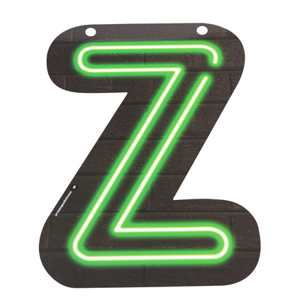 Neon Letter Z 24cm