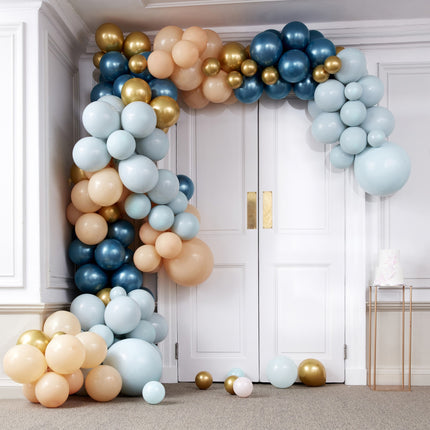 Groen Gouden Ballonnenboog Chroom XL DIY Set