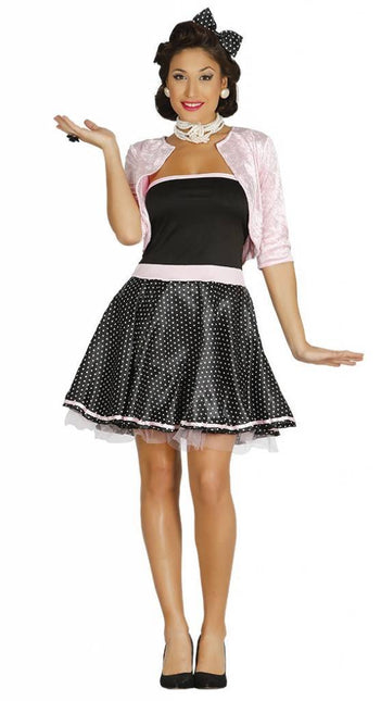 Grease Kostuum Roze 50's Dames