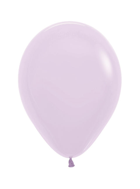 Ballonnen Pastel Matte Lilac 25cm 100st