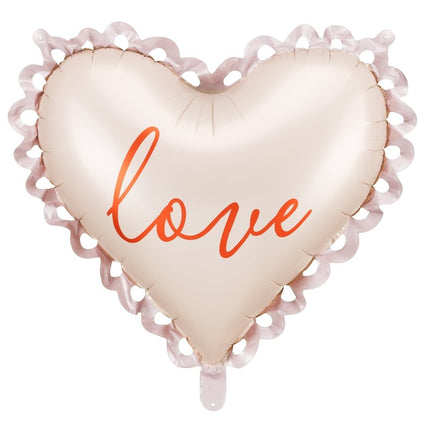 Foil Balloon Heart, 50x47cm, mix - Partywinkel - 5904555075351