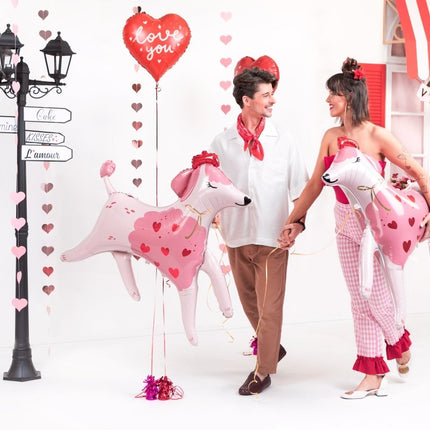 Foil balloon Heart ''I love you'', 45 cm, mix - Partywinkel - 5904555010765