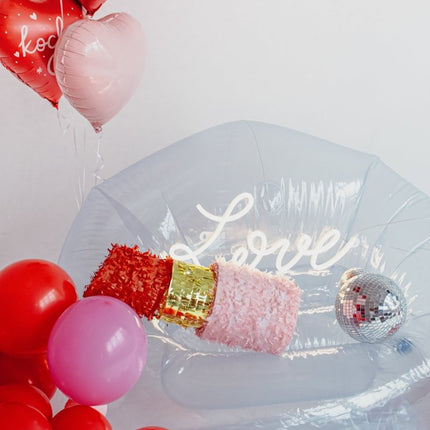 Foil balloon Heart ''Kocham Cię'', 45 cm, mix - Partywinkel - 5904555010758