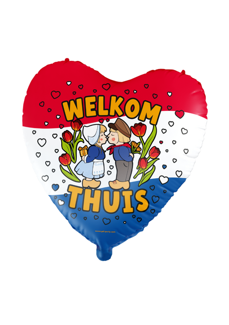 Helium Ballon Welkom Thuis 60cm Leeg