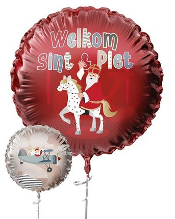 Sinterklaas Helium Ballon Leeg 45cm