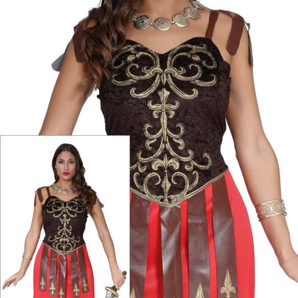 Gladiator Kostuum Dames Deluxe - Partywinkel - 8434077848616