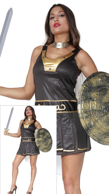 Gladiator Kostuum Dames Spartacus - Partywinkel - 8434077848593