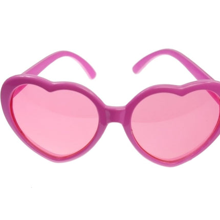 Glasses Hearts, pink - Partywinkel - 5901157437396