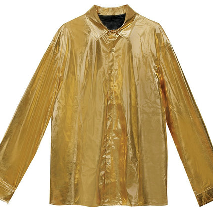 Gouden Blouse Heren - Partywinkel - 8434077271841