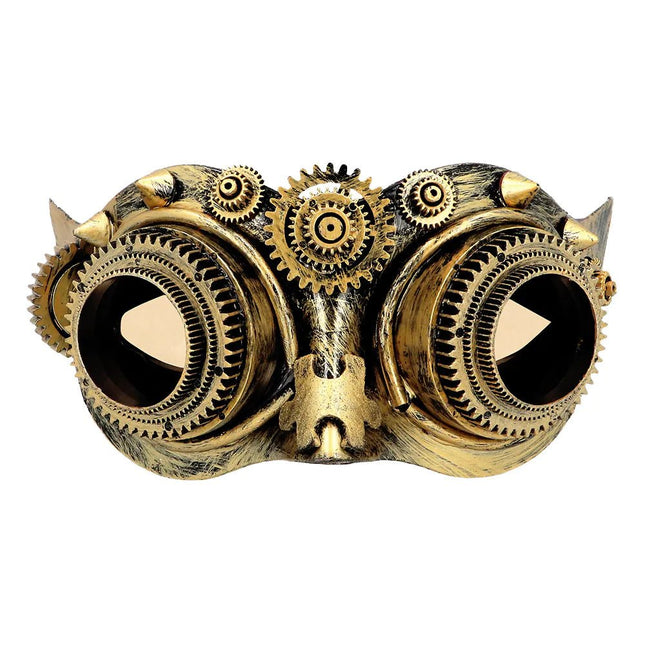 Gouden Oogmasker Steampunk - Partywinkel - 8712026545749