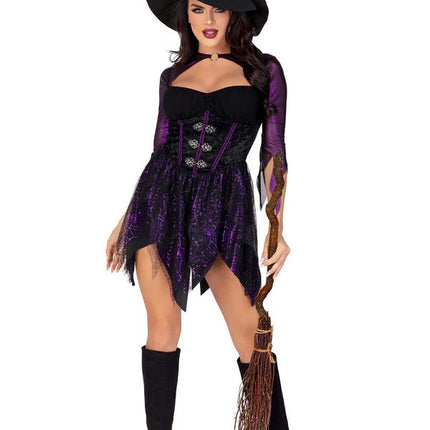 Halloween Jurk Dames Mystical Leg Avenue - Partywinkel - 714718566948