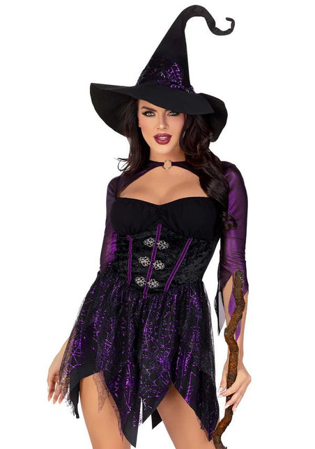 Halloween Jurk Dames Mystical Leg Avenue - Partywinkel - 714718566948