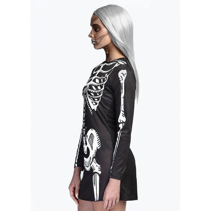 Halloween Jurk Dames Skelet - Partywinkel - 8712026792174