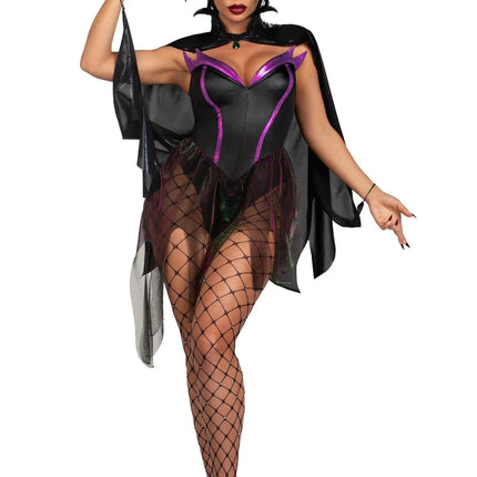 Halloween Kostuum Dames Bodysuit Evil Enchantress Leg Avenue - Partywinkel - 714718572246