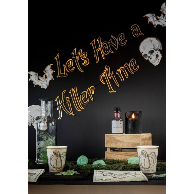 Halloween Letterslinger Let'S Have A Killer Time 1m - Partywinkel - 8714572238915