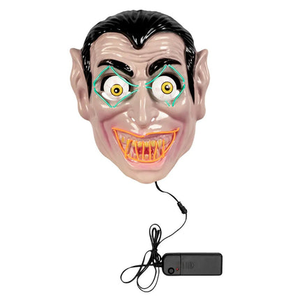 Halloween Masker Led Vampier - Partywinkel - 8712026722867