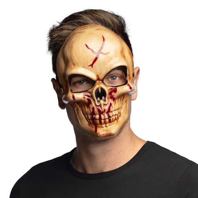 Halloween Masker Nude Skelet - Partywinkel - 8712026722881