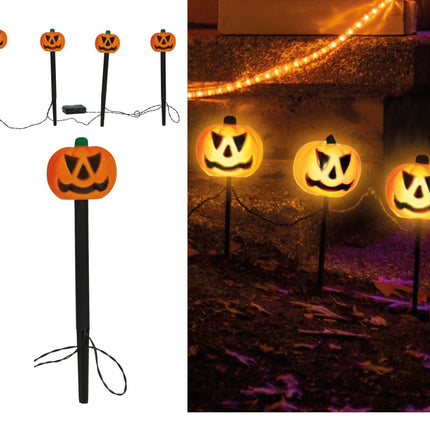 Halloween Priklamp 33cm 4st - Partywinkel - 8434077249895