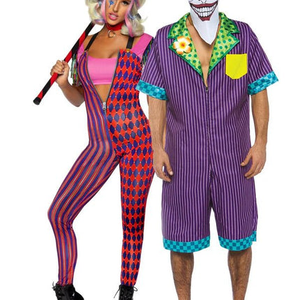 Harley Quinn Jumpsuit Dames Leg Avenue - Partywinkel - 714718551913