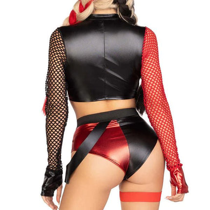 Harley Quinn Kostuum Dames Leg Avenue - Partywinkel - 714718567624