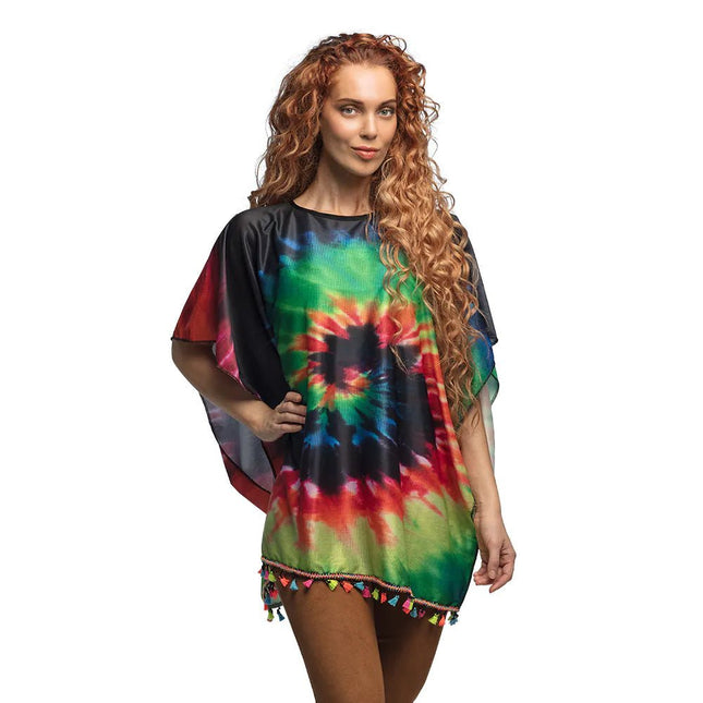 Hippie 60S Poncho - Partywinkel - 8712026445599