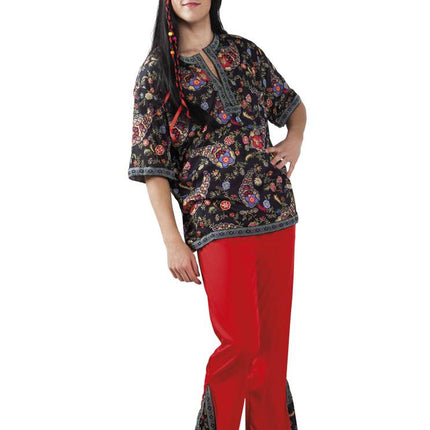 Hippie Kostuum Rood XL - Partywinkel - 8712026838018