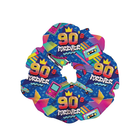 Jaren 90 Scrunchie - Partywinkel - 8434077134467