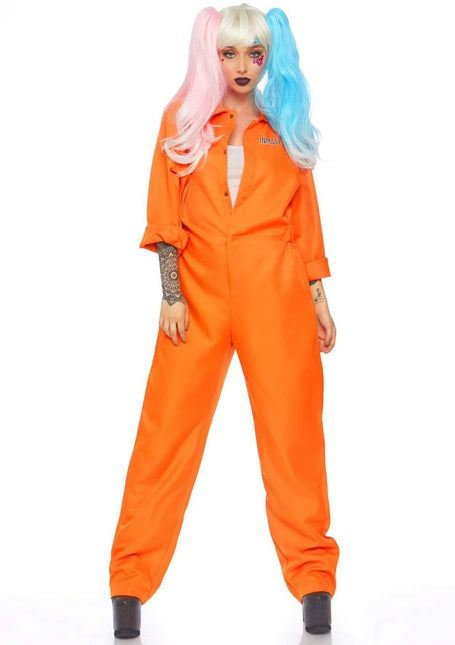 Boef Jumpsuit Oranje Dames Leg Avenue