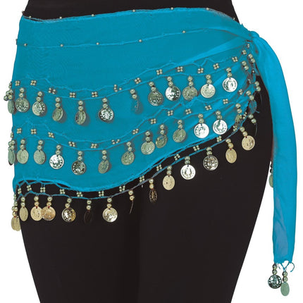 Lichtblauwe Rok Buikdanseres 1,35m - Partywinkel - 8434077270134