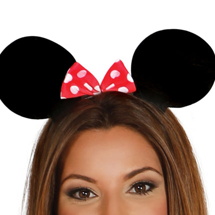 Minnie Mouse Kostuum Wit Rood Dames - Partywinkel - 8434077805091