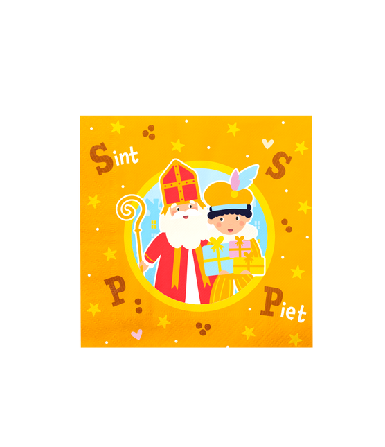 Sinterklaas Servetten 16cm 16st