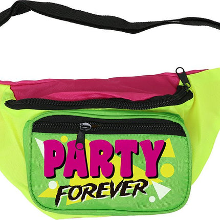 Neon 80S Heuptasje Groen - Partywinkel - 8434077272336