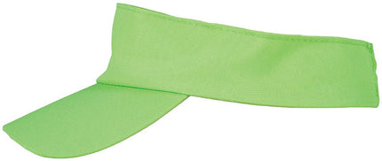 Neon Groene Zonneklep - Partywinkel - 8434077138144