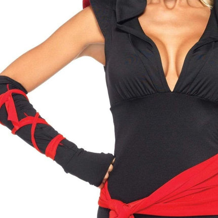 Ninja Catsuit Dames Leg Avenue - Partywinkel - 714718480374