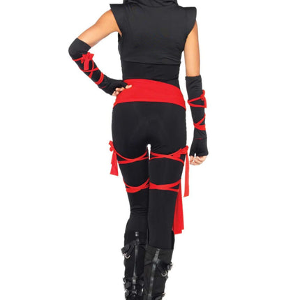 Ninja Catsuit Dames Leg Avenue - Partywinkel - 714718480374