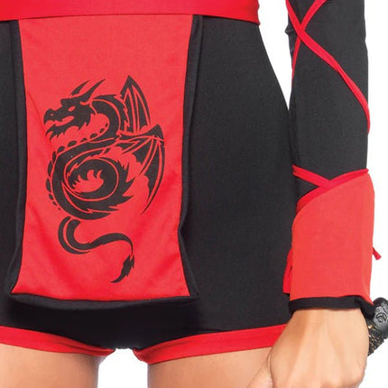 Ninja Pak Dames Bodysuit Leg Avenue - Partywinkel - 714718507194