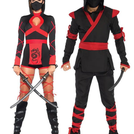 Ninja Pak Dames Bodysuit Leg Avenue - Partywinkel - 714718507194