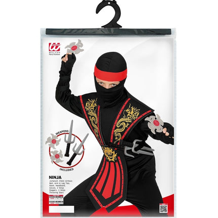 Ninja Pak Jongen 9 delig - Partywinkel - 8003558385652