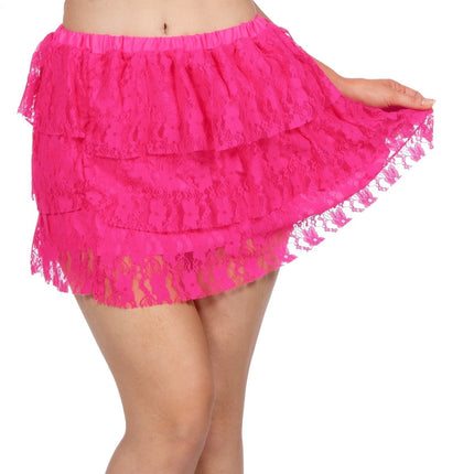 Party rok kant laagjes - Partywinkel - 8720059064434