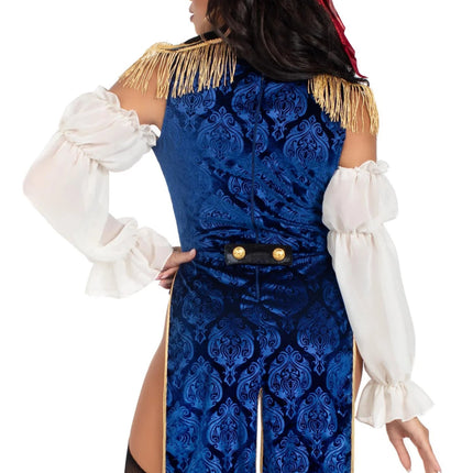 Piratenpak Dames Bodysuit Leg Avenue - Partywinkel - 714718571676