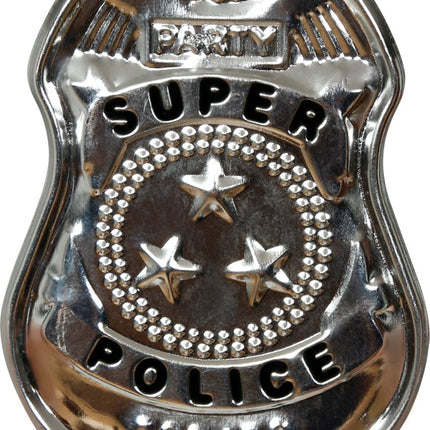 Politie Badge 7cm - Partywinkel - 8434077179833