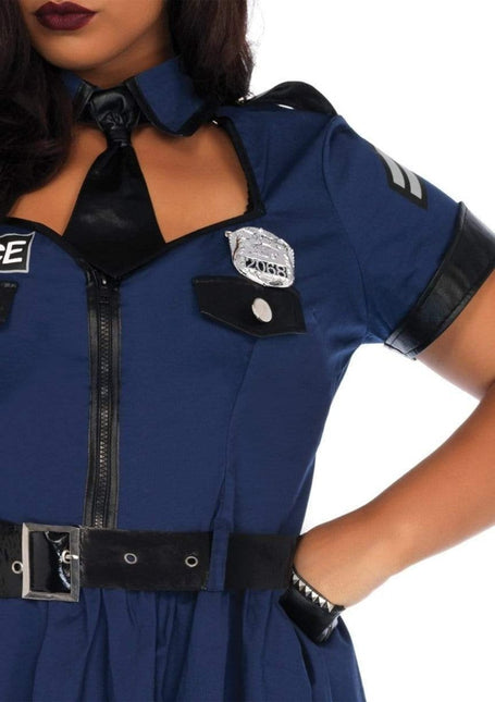 Politie Jurk Dames Plus Size Leg Avenue - Partywinkel - 714718525839