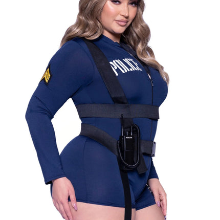 Politie Pak Dames Bodysuit Leg Avenue - Partywinkel - 714718564265