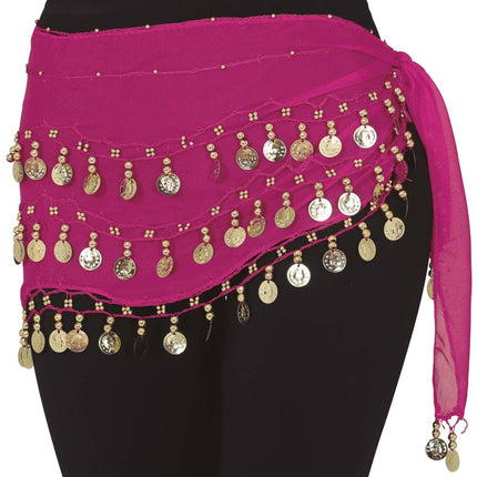 Roze Rok Buikdanseres 1,35m - Partywinkel - 8434077270141