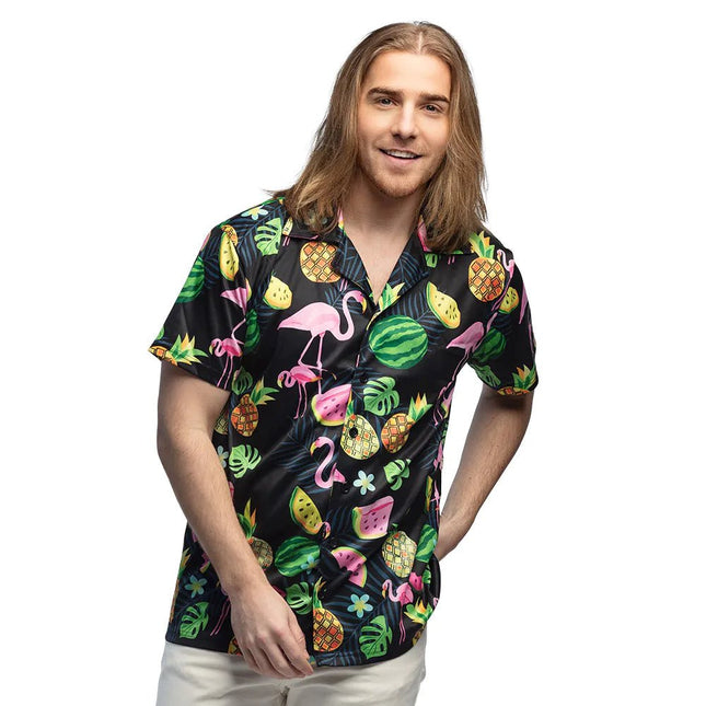 Shirt Swinging Flamingo - Partywinkel - 8712026521842