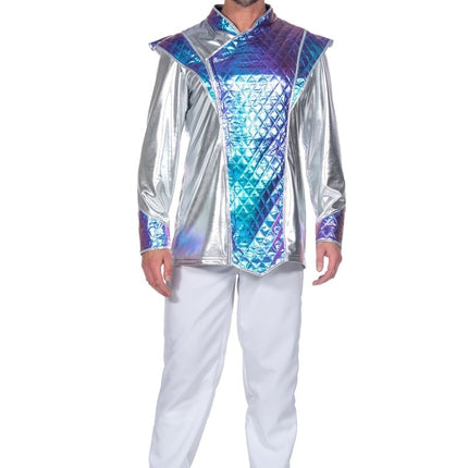 Space jacket metallic - Partywinkel - 8720059066438