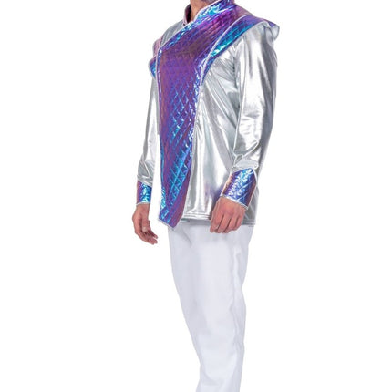 Space jacket metallic - Partywinkel - 8720059066438